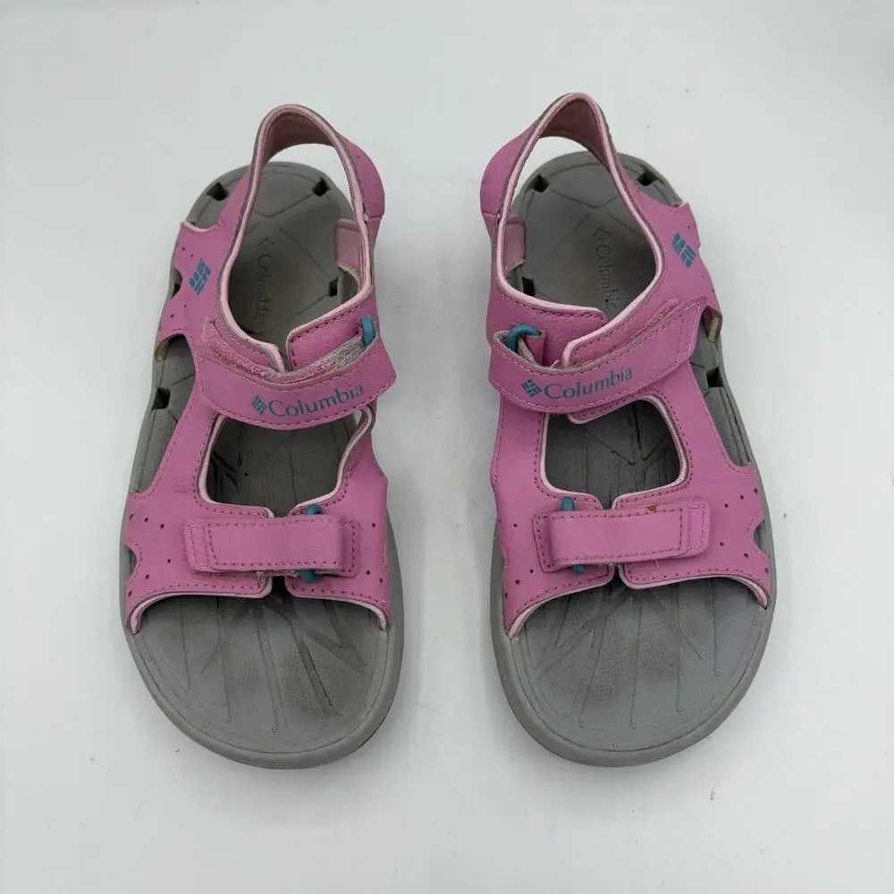 Columbia Sandals Girls Youth Size 4 Techsun‎ Vent Pink Omni Grip Hiking Water B4